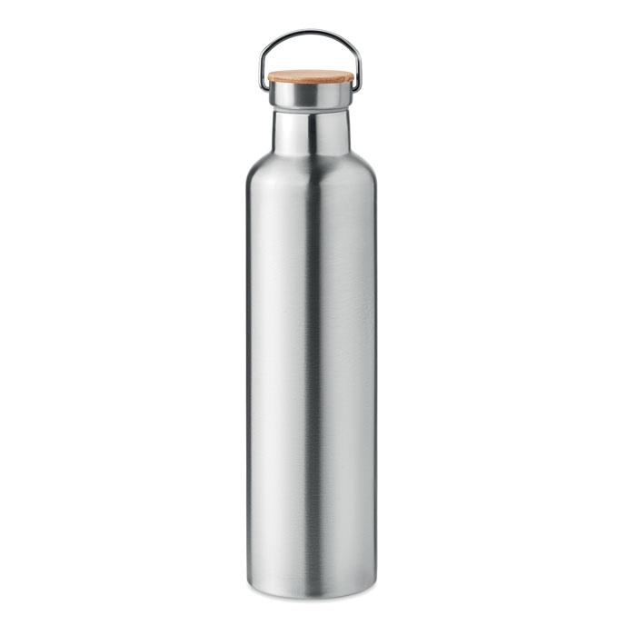 Bouteille promotionnelle 1L HELSINKI LARGE silver mate